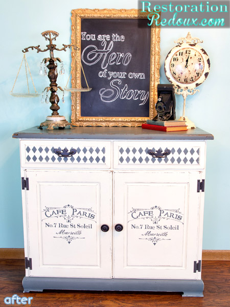 What's better than a gray and white makeover? Two gray and white makeovers! See them at betterafter.net