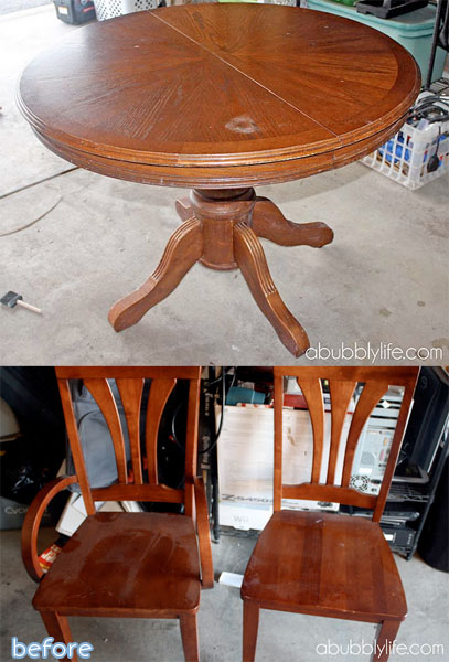 table makeover before | betterafter.net