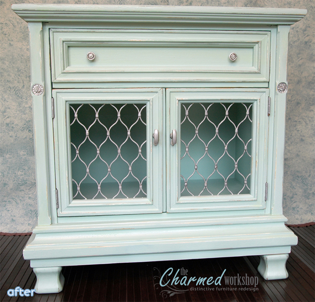 light green side table |betterafter.net