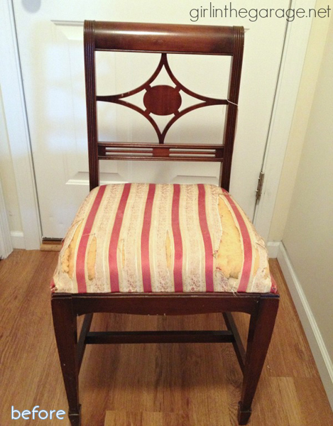 brown chair before