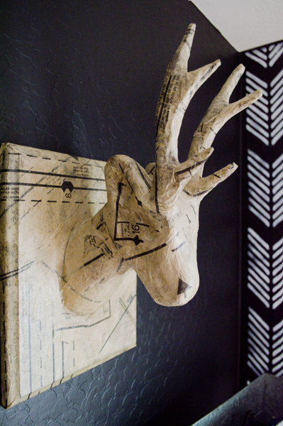 faux deer mount