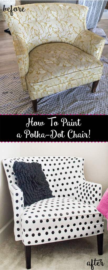 how to paint a polka dot chair pin it