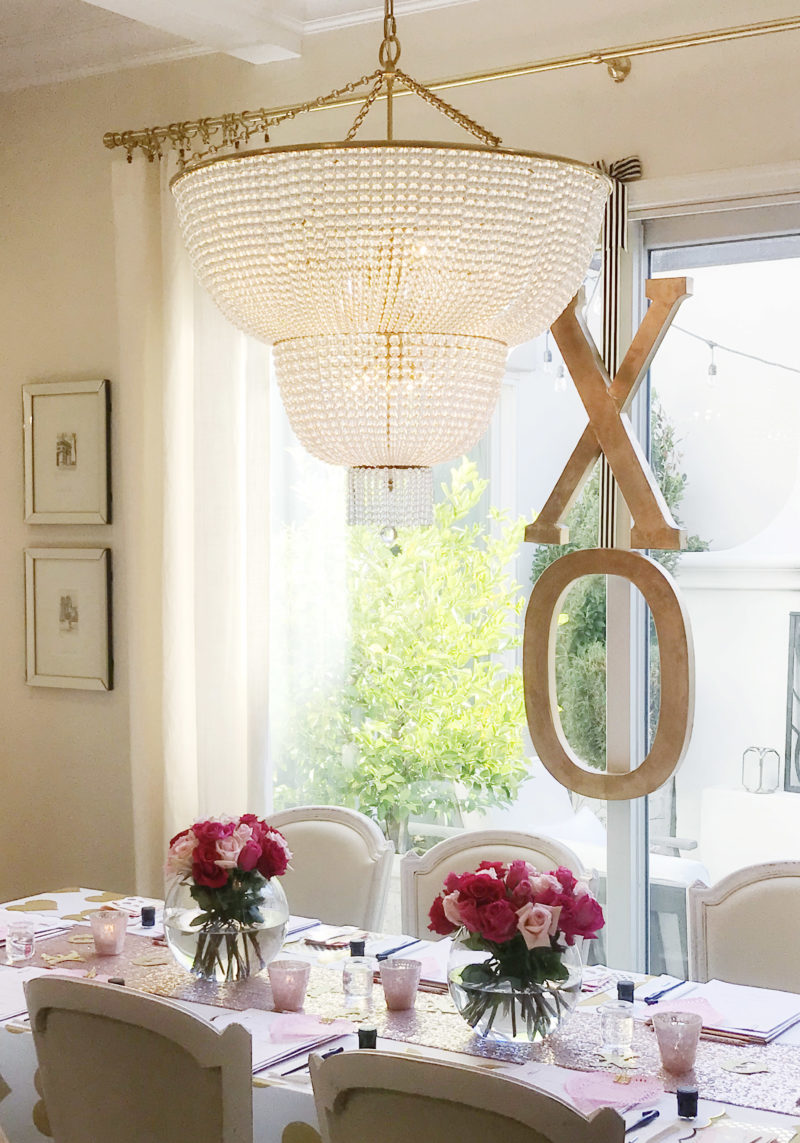 randi garret kitchen table chandelier
