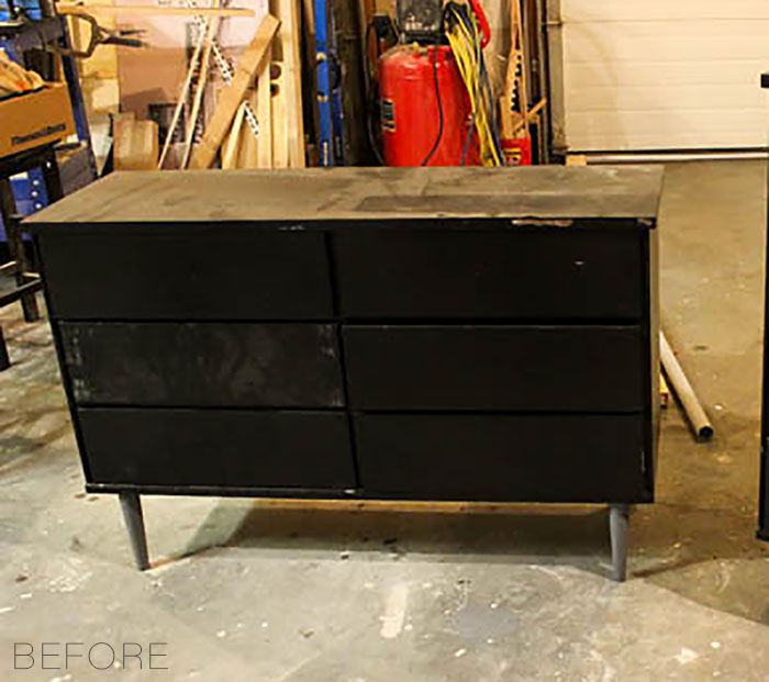 {Before} DIY gold-inlay dresser makeovers | BetterAfter.net